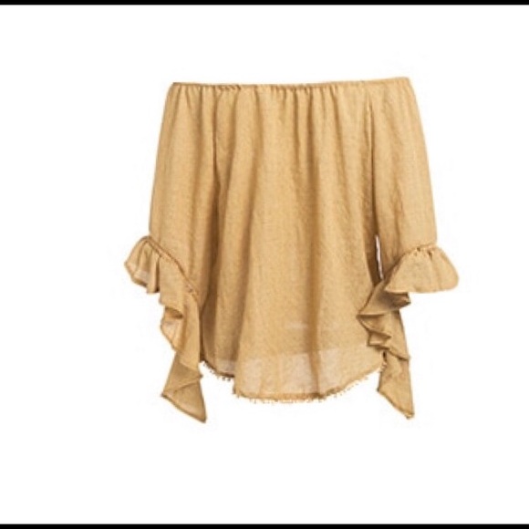 Boho Off The Shoulder Bell sleeve blouse - Picture 5 of 7